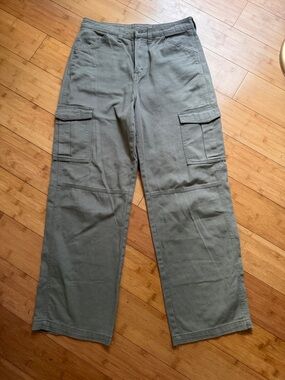 Y2K green cargo pants